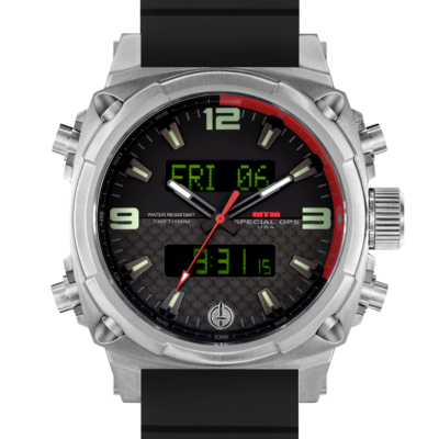 Лучшие часы с цифровым компасом MTM SILVER AIR STRYK II - CR