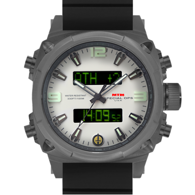 Тактические титановые часы MTM GRAY AIR STRYK II - WL