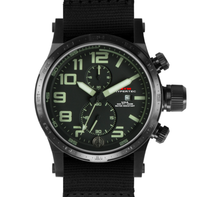 Лучшие водонепроницаемые часы MTM BLACK HYPERTEC CHRONO II (BLACK-LUMI)