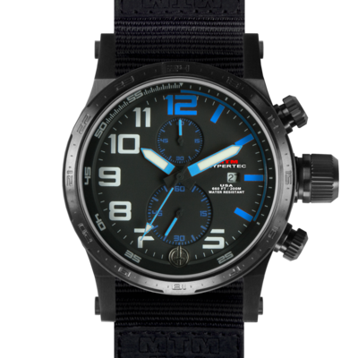 Лучшие часы с водозащитой MTM BLACK HYPERTEC CHRONO II (BLUE)