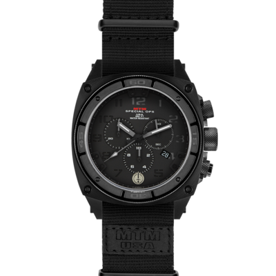 Военные часы MTM BLACK PREDATOR II (BGR-02) NB с хронографом