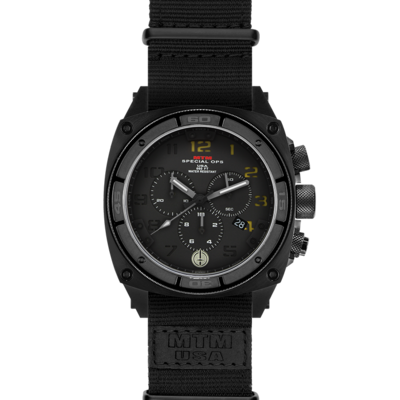 Военные часы MTM BLACK PREDATOR II (BO-02) NB с хронографом